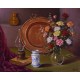 Quadre Bodegó amb Cours i Flors - Pintura Original