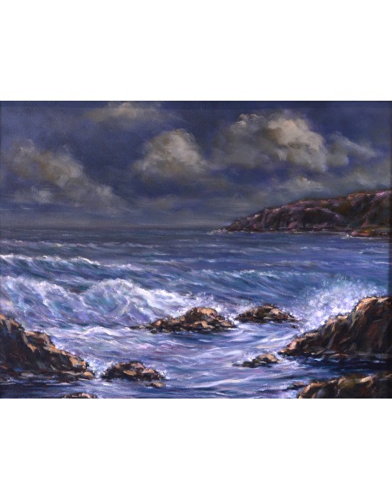 Quadre Mar Moguda - Pintura Marina Original