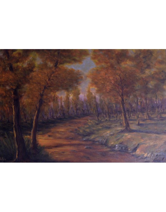 Cuadro Bosque - Pintura Paisaje Original