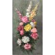 Cuadro Rosas y Gladiolos 2 - Pintura Original