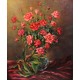 Cuadro Jarrón con rosas - Pintura Original