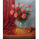 Cuadro Jarrón con Flores, Granadas y Uvas - Pintura Original