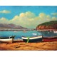 Quadre Barques al Port de Llançà - Pintura Original