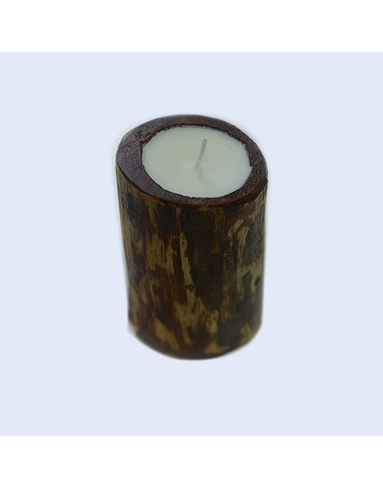 Vela de madera aroma frambuesa