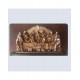 Santa Cena de metal con relieve