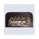 Santa Cena plateado con relieve